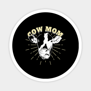 Cow Mom Mother Cattle Farmer Farming Gift Magnet